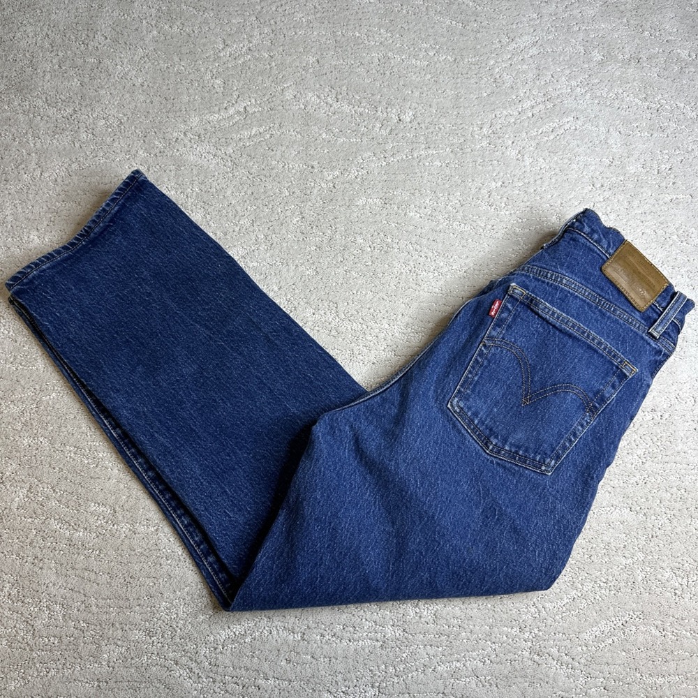 Women's Levi's 26x27 Premium Wide Leg Big E Button Fly‎ Jeans